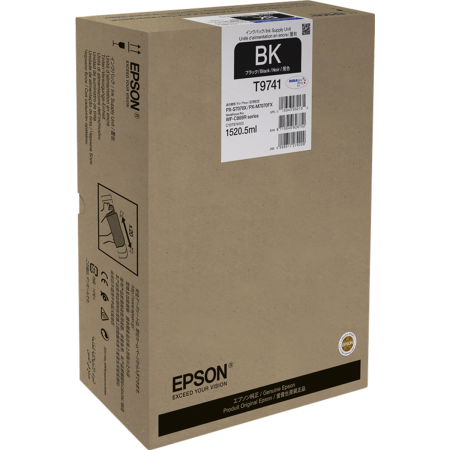 Epson T9741 - Tusz czarny do Epson WorkForce Pro WF-C869